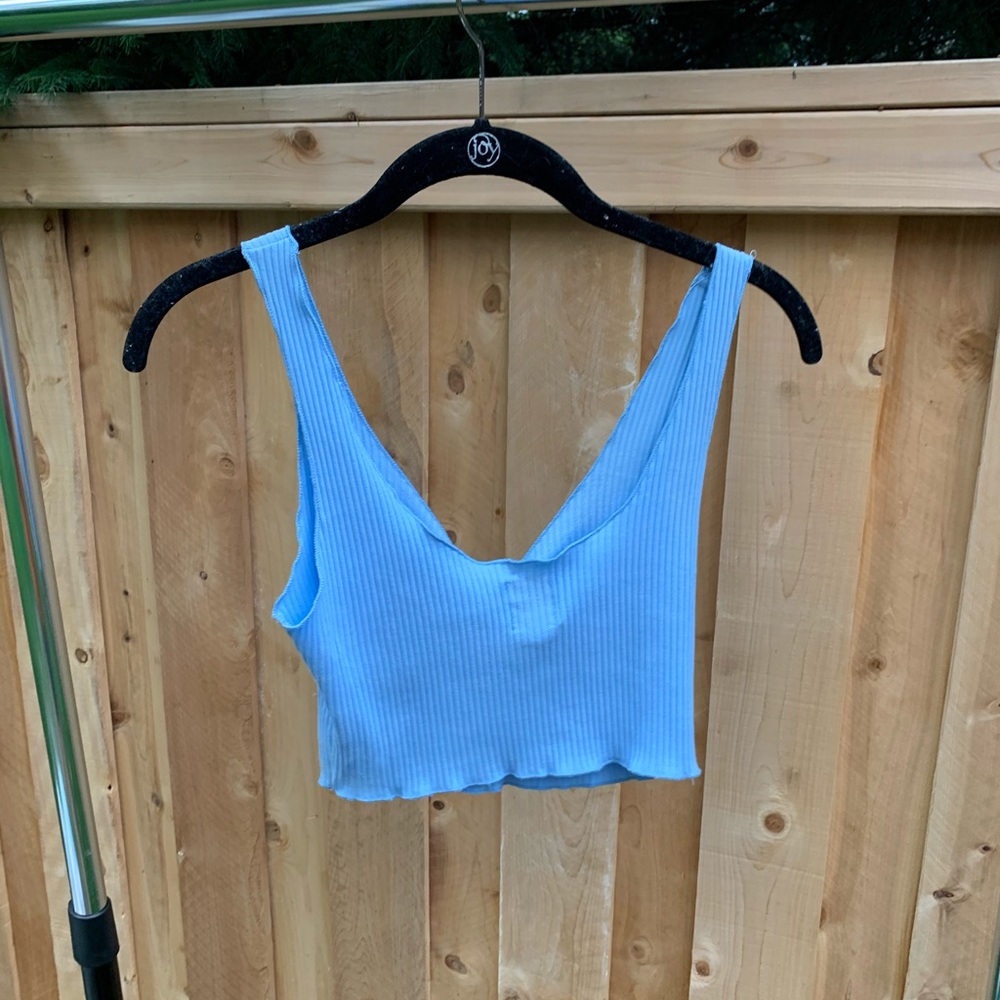 Princess Polly Ribbed Cropped Tank Top - Picture 2 of 6